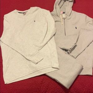 Polo Sweat suit and shirt